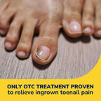 Dr. Scholl's INGROWN TOENAIL PAIN RELIEVER & TRIMMING KIT, 0.3 oz // Only OTC Treatment Proven to Relieve Ingrown Toenail Pain - Includes Medicated Gel + Foam Rings + Bandages + Clipper & Pusher Tools