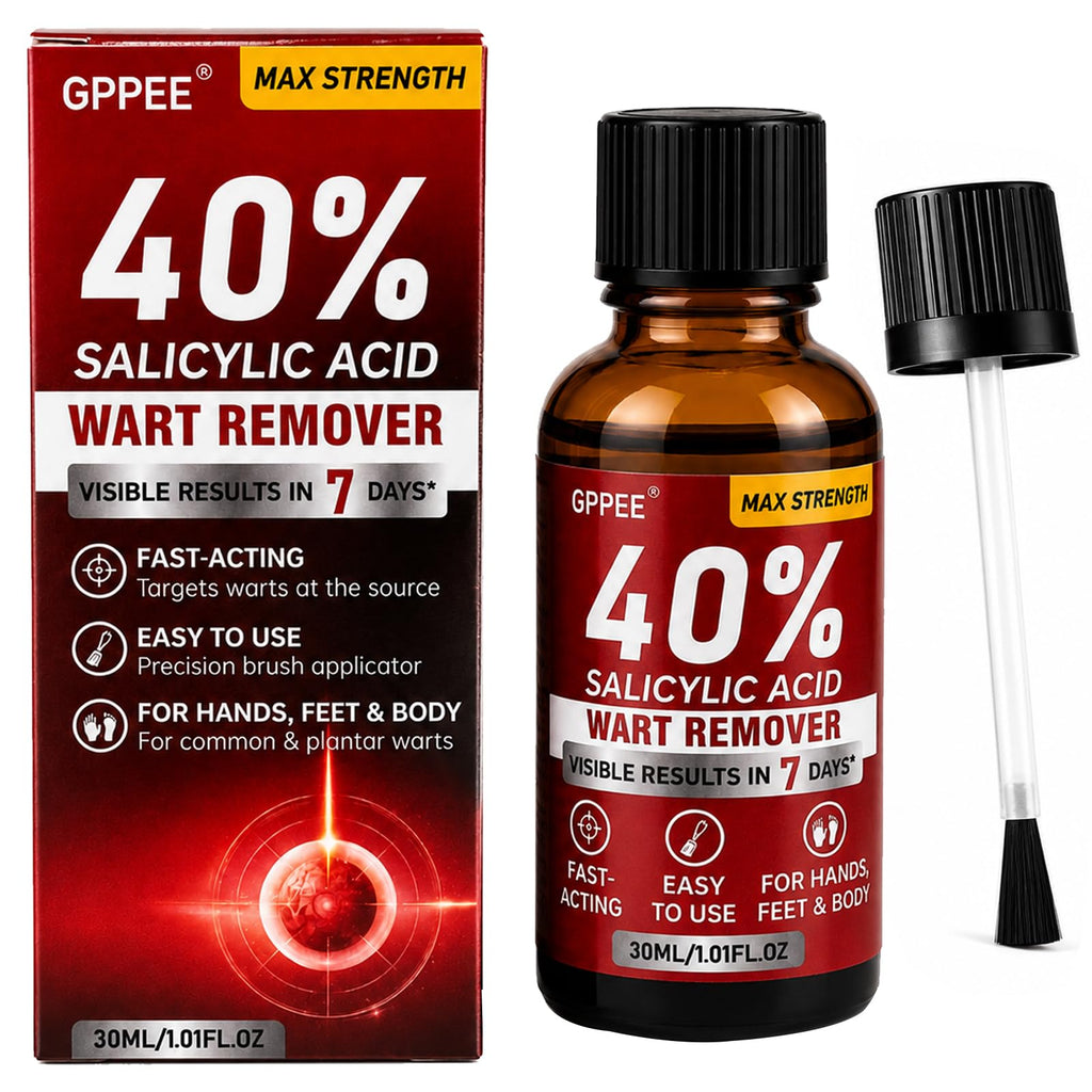 40% Salicylic Acid Wart Remover for Plantar Warts and All Types Wart