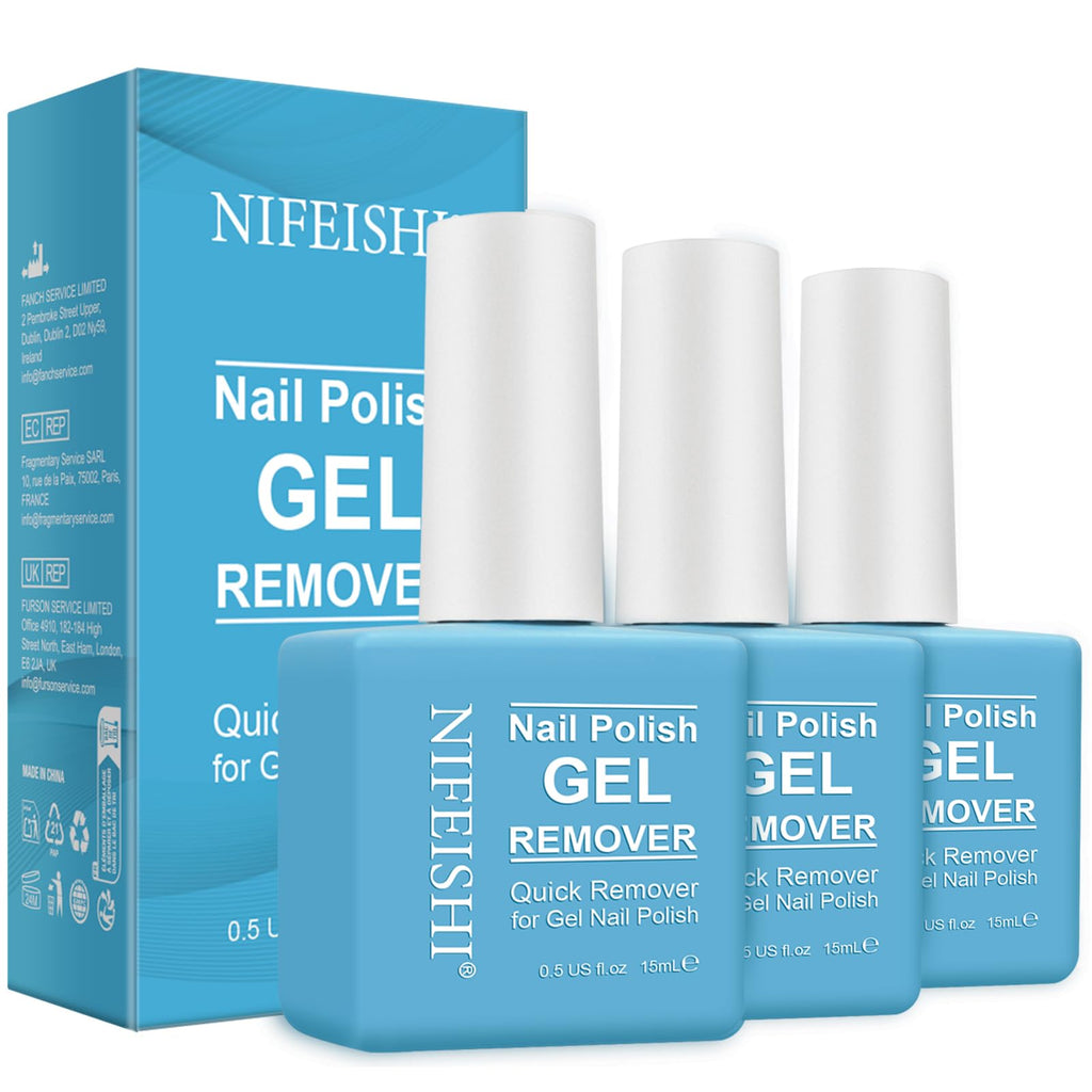Gel Nail Polish Remover, Gel Polish Remover for Nails, No Need for Foil, Quick & Easy Polish Remover In 3-5 Minutes, No Need Soaking Or Wrapping-15ml