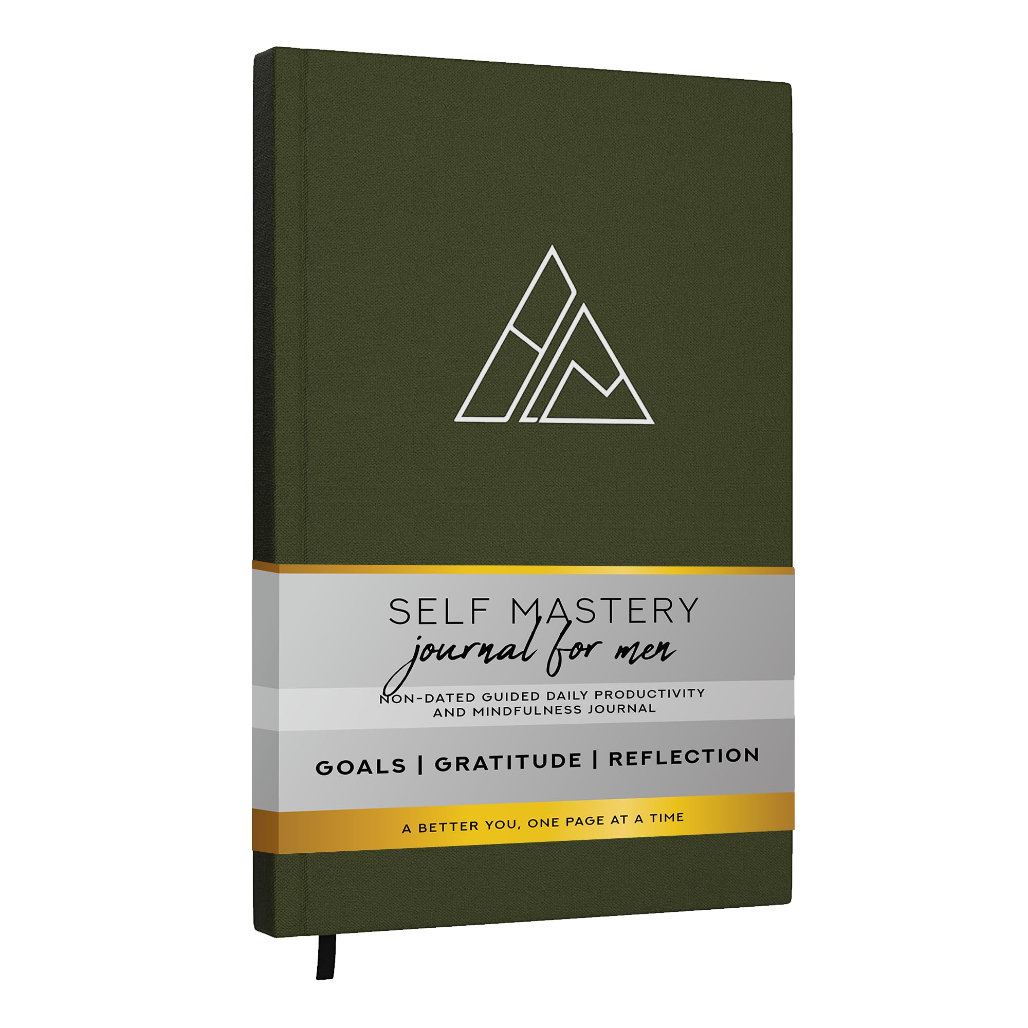 Buy now Self-Mastery Journal for Men - Gratitude Journals â€“ 5 Minute Journal - Reflection Manifestation Journals for Mindfulness â€“ Self Care Journal â€“ Goal / Guided Gratitude Journal for Women & Men Self-Mastery Journal Olive at indiglob india