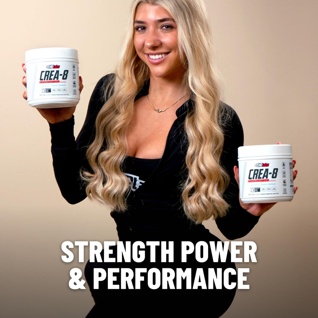 EHP Labs CREA-8 Creatine Monohydrate Powder, Unflavored, 100 Servings | Micronized Creatine For Muscle Growth, Strength & Energy. Mixes Easily, No Clumping. Pre Or Post Workout. 500g