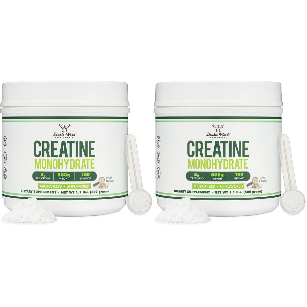 Micronized Creatine Monohydrate 5g, Unflavored, No Fillers, 100 Servings | Strength + Recovery Supplement, Micronized, Dissolves Clean, Vegan, Keto + Gluten-Free, No Blends, Scoop Included