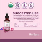 MARYRUTH'S Organic Women's Wellness & Menstrual Support Liquid Drops, 1 oz
