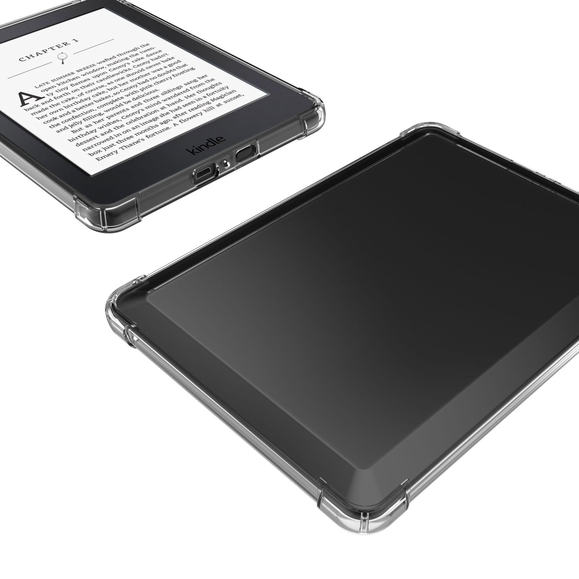 Buy now Clear Case for 6" Kindle Paperwhite 10th Generation 2018 (Model:PQ94WIF), Transparent Protective Thin Slim Soft TPU Cover for Paperwhite 4 10th Gen 6 Inch at indiglob india