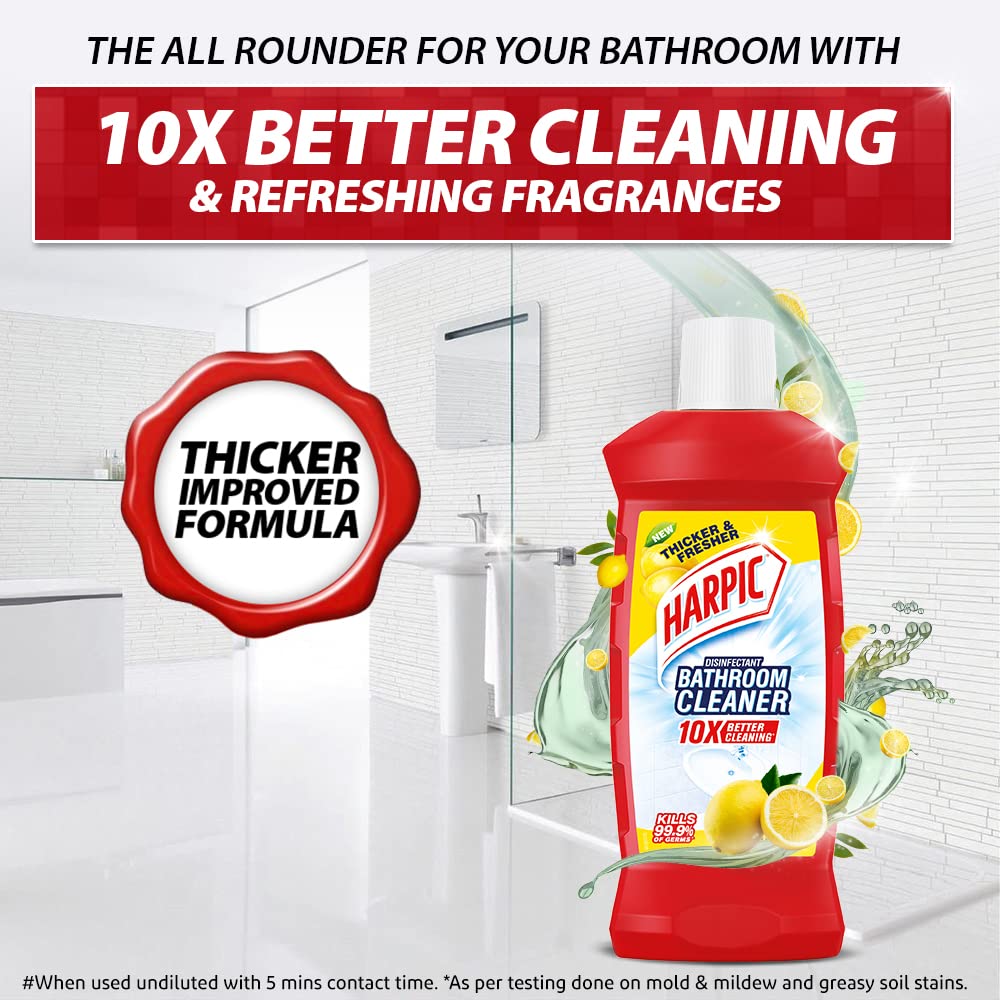 Harpic Bathroom Cleaner - 1 L (Lemon)