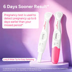easy@Home Early Pregnancy Test: 6 Days Sooner Result* 10 MIU/mL Sensitivity