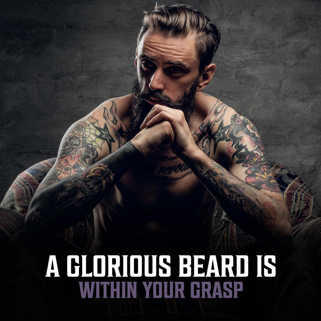 Buy now Viking Revolution Beard Oil with Clary Sage for Men - Natural Blend with Argan and Jojoba Oils for Softening, Strengthening, and Moisturizing at indiglob india