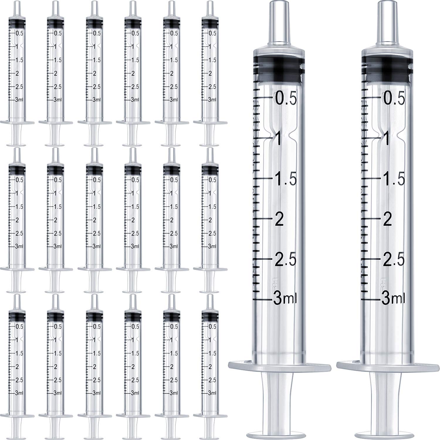 Buy now Frienda Large Plastic Syringe 4 Pack Measuring Syringe Tools Dispensing Multiple Uses(60 ml) 3 ml at indiglob india