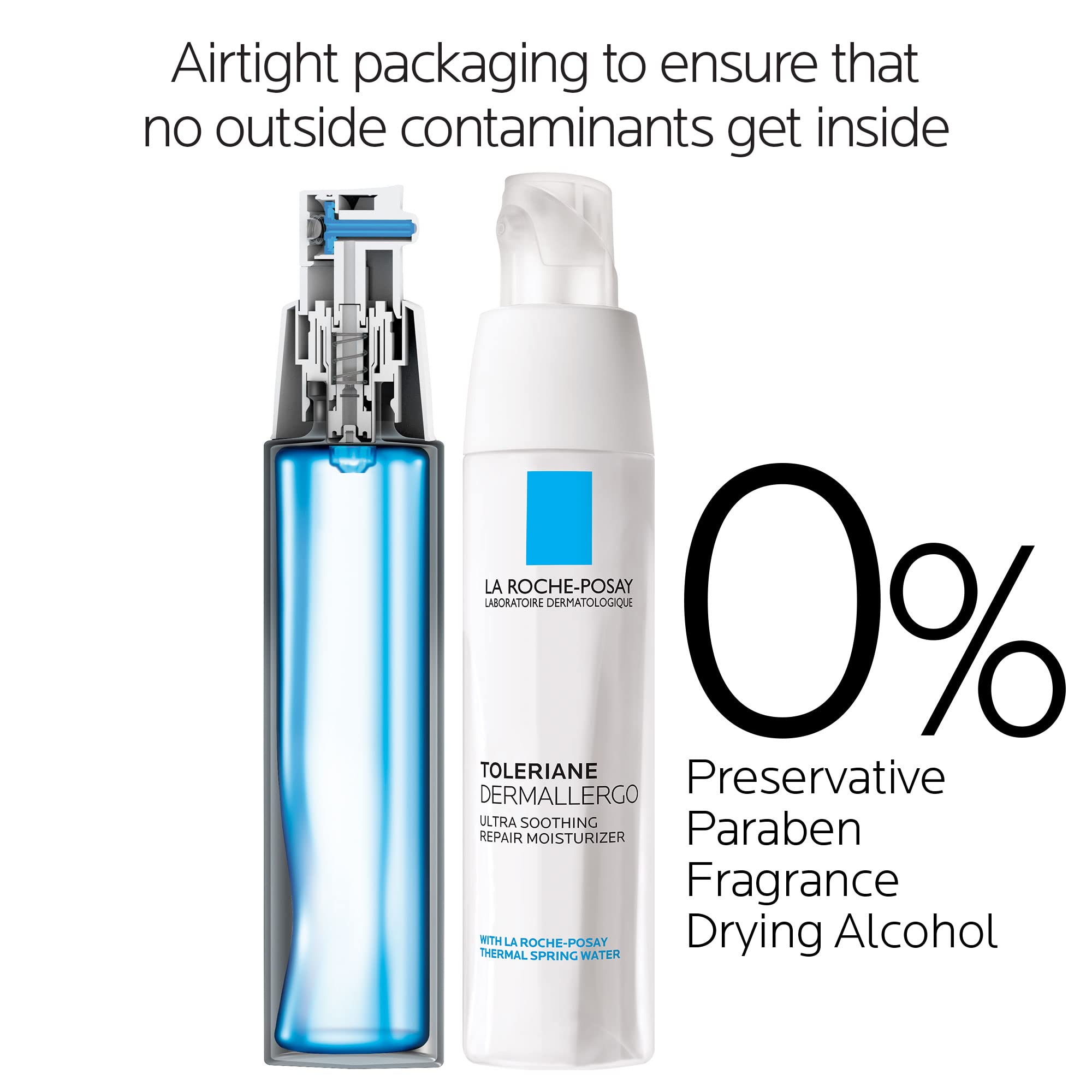Buy now La Roche-Posay Toleriane Dermallergo Ultra Soothing Repair Face Moisturizer for Sensitive Skin, Gentle Moisturizing Face Cream for Dry Skin, Packaging May Vary, Formerly Toleriane Ultra at indiglob india