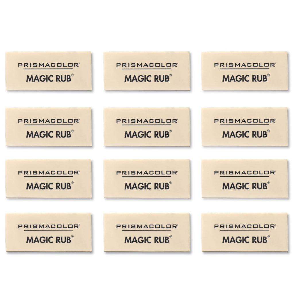 Buy now Prismacolor?? Magic Rub?? Vinyl Erasers, White, Pack Of 12 at indiglob india