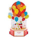 Hallmark Peanuts Pop Up Birthday Card with Music (Snoopy Birthday Balloons)