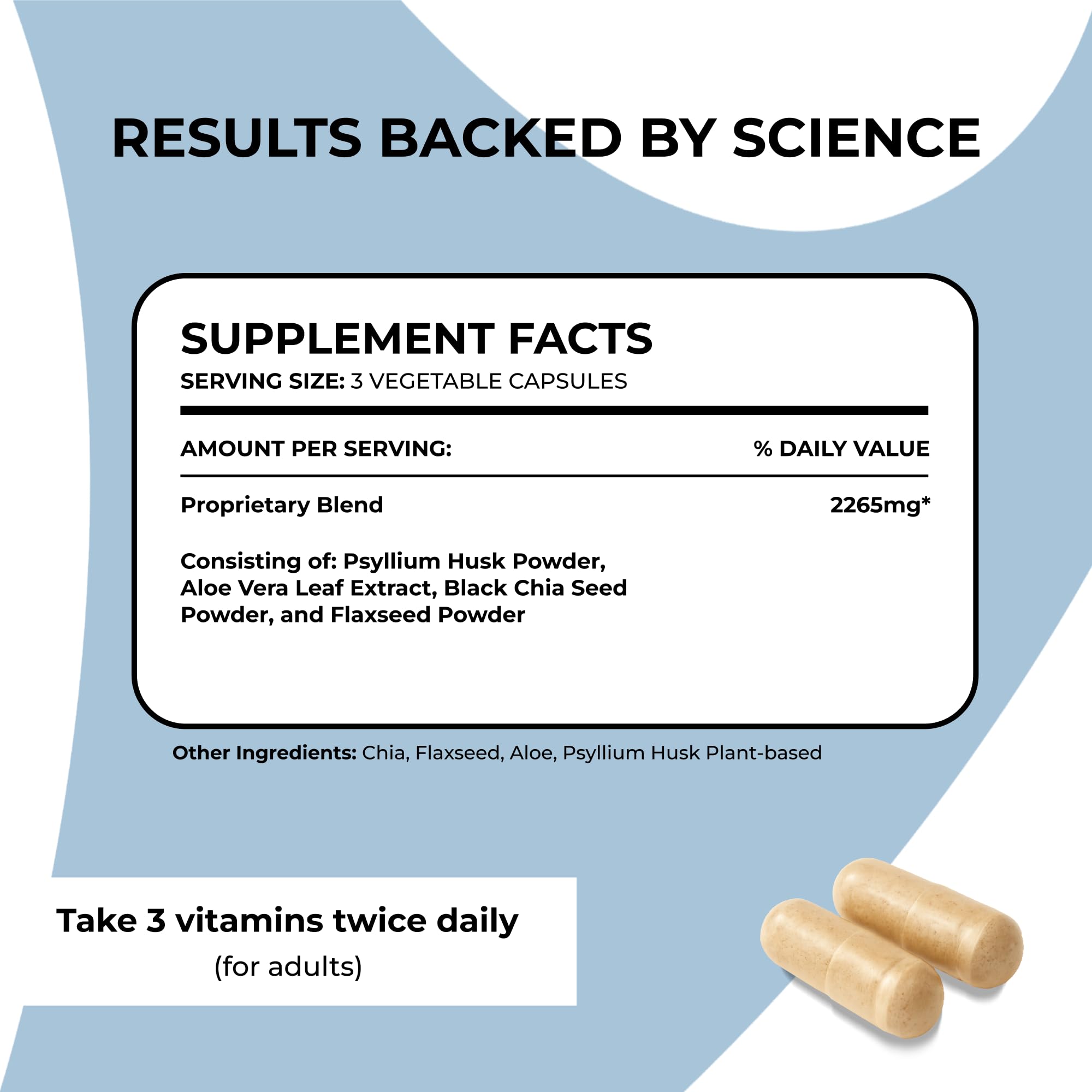 Pure for Men Stay Ready Fiber Supplement Psyllium Husk (120 Vegan Capsules) | Daily Fiber Pills for Men, Psyllium Husk, Aloe Vera, Chia & Flax, Digestive Regularity, Gut Health & Bloating Relief, Vegan