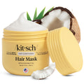 Buy now Kitsch Deep Conditioning Hair Mask â€“ Moisturizing Hair Mask for Damaged Hair with Coconut Oil â€“ Hydrating, Strengthening & Frizz-Reducing Hair Care Treatment for Curly, Coily & All Hair Types - 10 oz at indiglob india