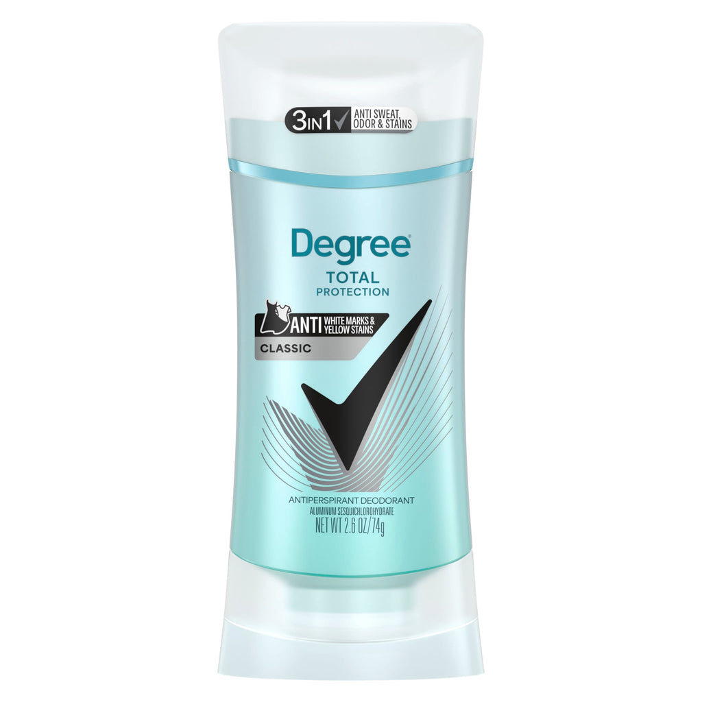 Degree UltraClear Antiperspirant Deodorant Black+White Anti White Marks and Yellow Stains Deodorant for Women 2.6 oz