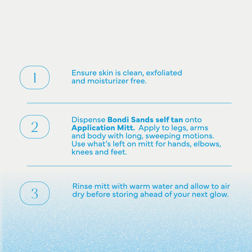 Bondi Sands Self-Tanning Mitt | Reusable Applicator Glove Evenly Applies Self-Tanner for a Natural, Bronzed, Streak-Free Appearance | Includes 1 Mitt