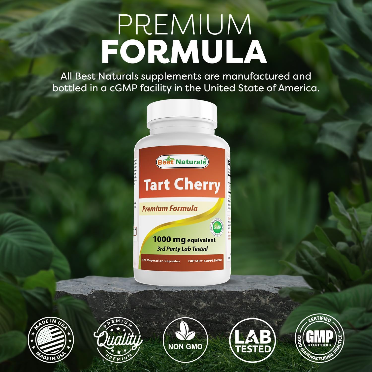 Buy now Best Naturals Tart Cherry Extract 1000 mg (Non-GMO) Veggie Capsules - Promotes Healthy Uric Acid Levels Within Normal Range, Healthy Joint Function & Promotes Healthy Sleep Cycle, 120 Count at indiglob india
