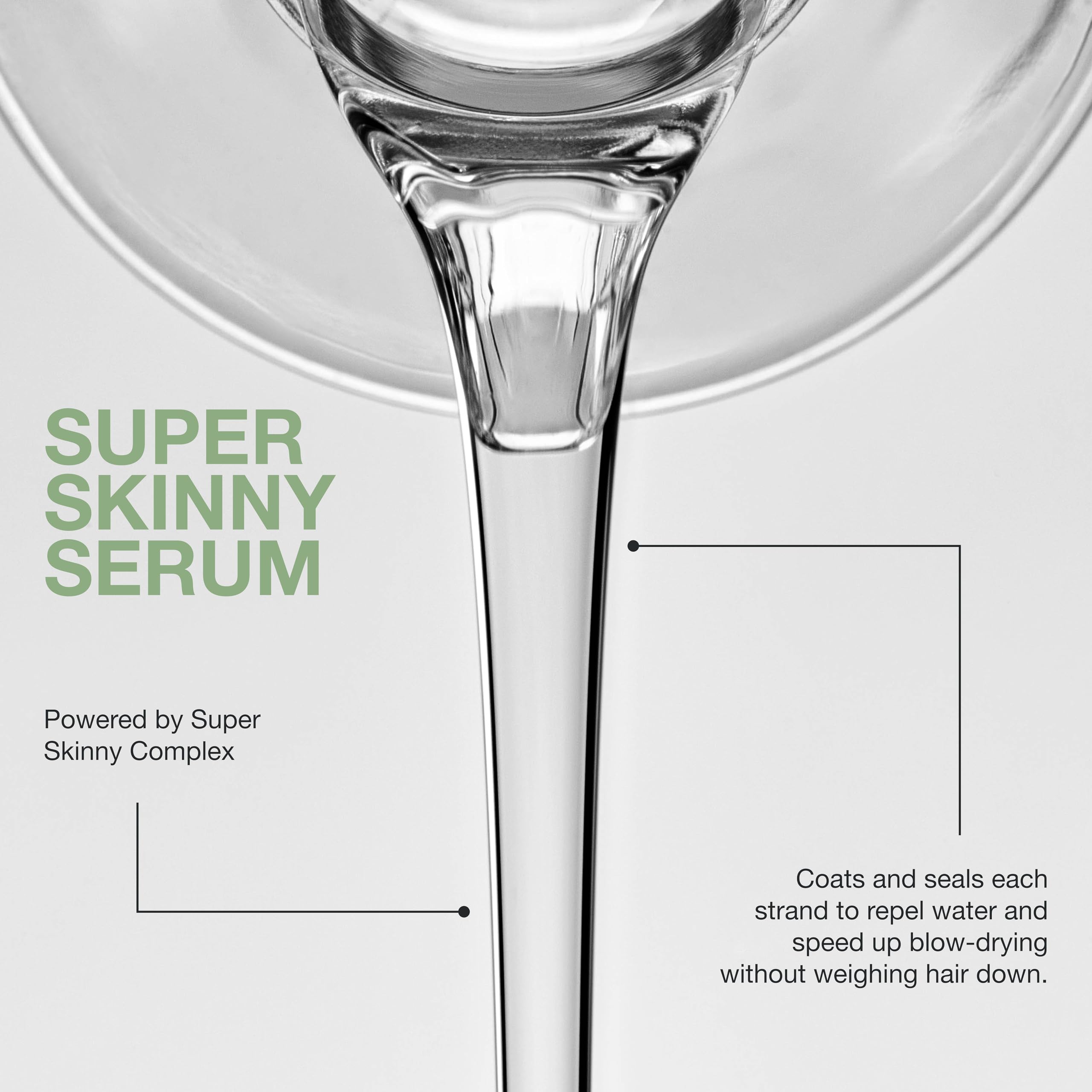 Paul Mitchell Super Skinny Serum Blowout Primer, Speeds Up Drying Time, Humidity Resistant, For All Hair Types
