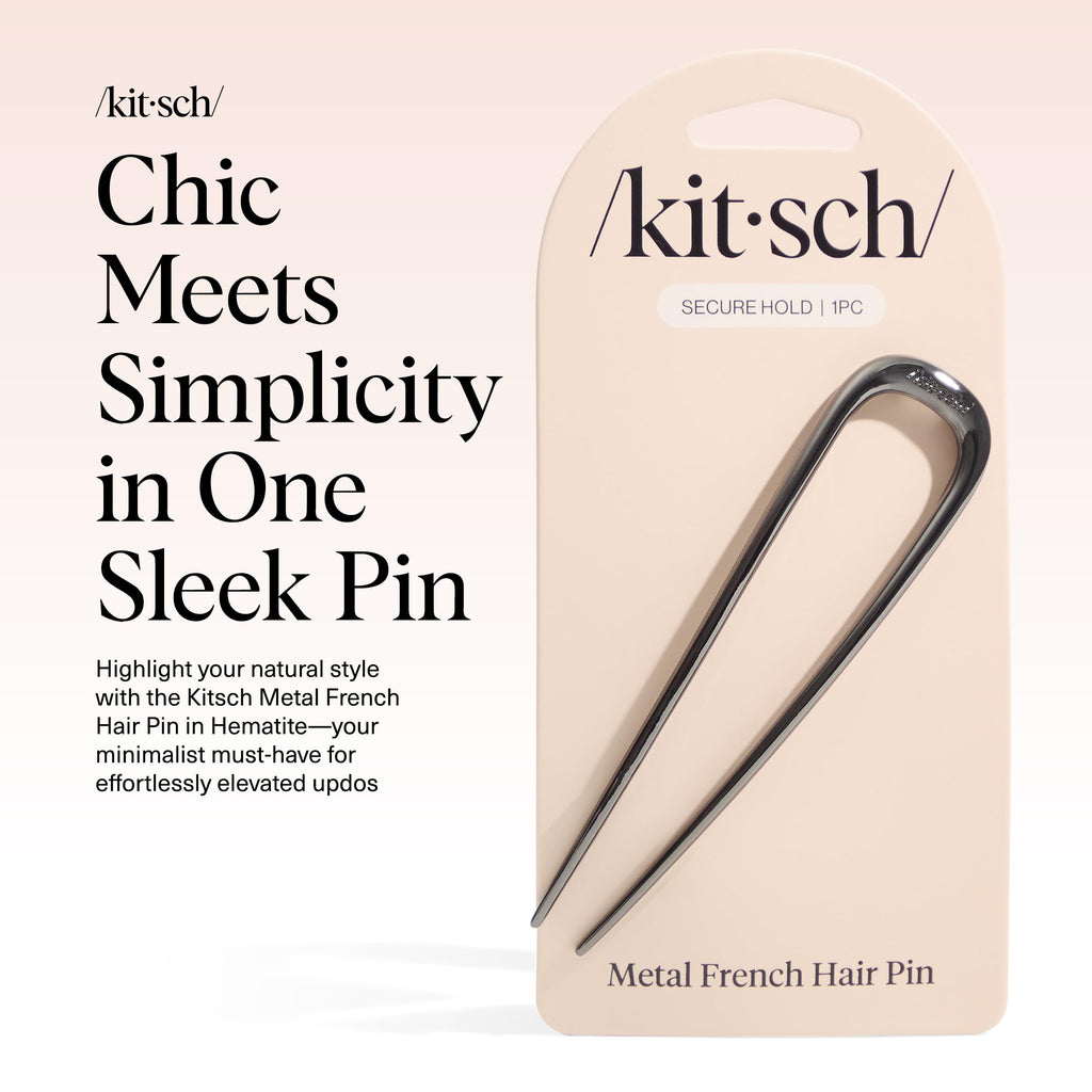 Buy now Kitsch French Hair Pins for Women â€“ Elegant & Durable Metal Hair Fork for Updos, Chignon, Bun & Twist Hairstyles, Secure Hold All Day, Comfortable Fit | Ideal Gifts for Women- Gold, 1pc at indiglob india