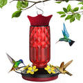 Hummingbird Feeders for Outdoors Hanging, 16 oz Plastic Hummingbird Feeders