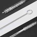 Straw Cleaner Brush for Stanley, 12 Inch Reusable Straw Brush Suitable for 40/30/20 oz Stanley Mug, 12mm Wide Drinking Straw Cleaning Brush for Sippy Cups, Cigarette Holder and Test Tubes (6 PCS)
