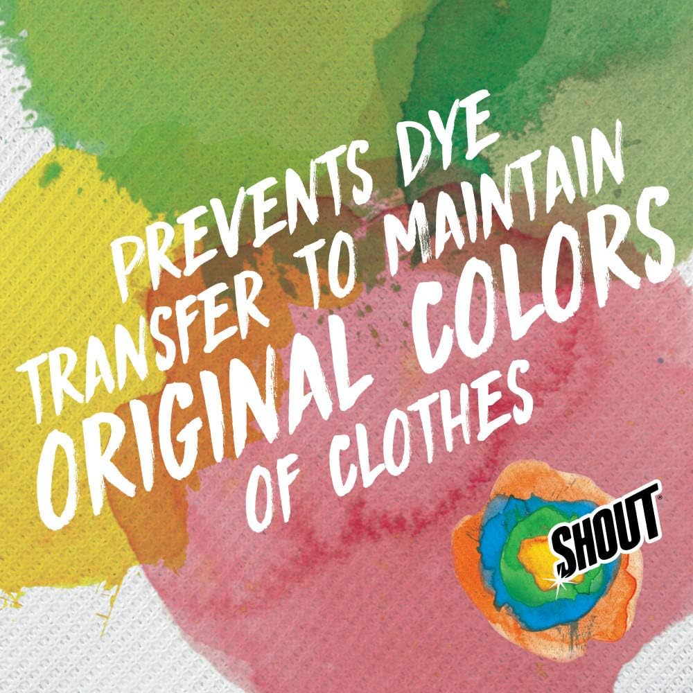 Buy now Shout Color Catchers for Laundry, Allow Mixed Washes, Prevents Color Runs and Maintains Original Clothing, 72 Count at indiglob india