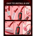 Pussy Pump Adult Sex Toys - Nipple Sucking BDSM Toys Kit Electric Vacuum Vagina Sex Pump with 3 Suction Levels and 7 Modes, Clit Sucker for Women Pleasure, Female Sex Toys for Couples Games