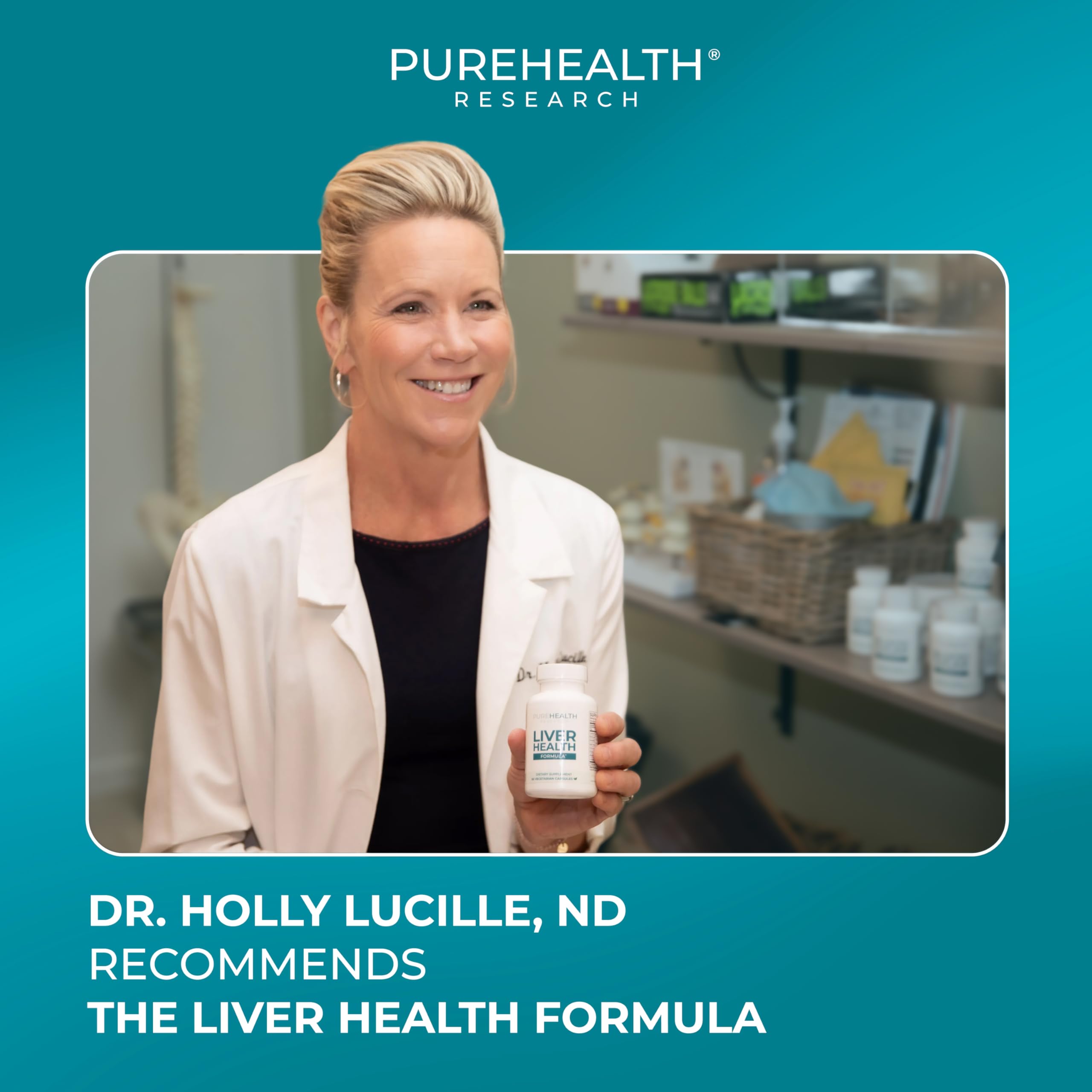 PUREHEALTH RESEARCH Liver Health – Liver Cleanse Detox & Repair Supplement | Liver Support with Milk Thistle, Turmeric Powder, Dandelion, Artichoke, Beet Root, Ginger, L Cysteine HCL - 60 Capsules