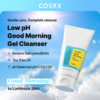 COSRX Low pH Good Morning Gel Face Cleanser, Gentle Face Wash, 5.07 fl oz | Daily Mild Care for Sensitive Skin, Gentle Cleanser, pH Balancing, Tea Tree Oil, Gentle Sebum, Pore Control, Korean Skin Care