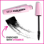 wet n wild Mascara Mega Volume - Volumizing, Waterproof, Smudge-Resistant, Cruelty-Free, Gluten-Free, Sulfate-Free & Vegan - Very Black