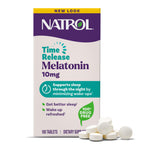 Natrol Melatonin 10 mg Time Release, Nighttime Sleep Aid, 100 Tablets | Dietary Supplement to Minimize Wake Ups, 100% Drug-Free, Non-Habit Forming, For Occasional Sleeplessness, 100 Day Supply