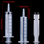 Buy now Frienda Large Plastic Syringe 4 Pack Measuring Syringe Tools Dispensing Multiple Uses(60 ml) at indiglob india