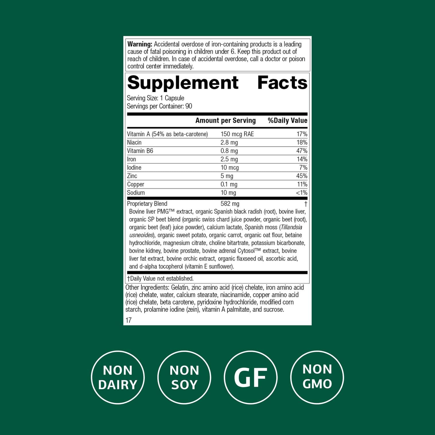 Buy now Standard Process Livaplex - Whole Food Bowel, Digestion and Digestive Health, Liver Health and Gallbladder Support with Spanish Black Radish, Betaine Hydrochloride, and Organic Carrot - 90 Capsules at indiglob india
