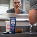 Barbasol 1919 After Shave Balm | Post Shave Balm for Men of All Skin Types | Travel Size Aftershave Cream Soothes, Moisturizes Skin w/Vitamin E, Provitamin B5, Distilled Witch Hazel, 3 OZ (Pack of 1)