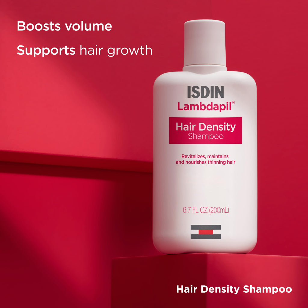 ISDIN Lambdapil Volumizing Density Shampoo for Thinning Hair, 6.7 fl oz
