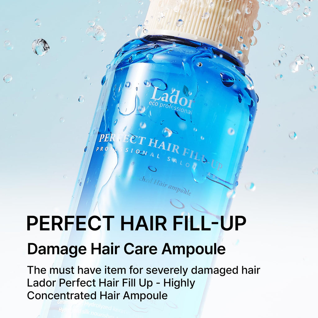 LA'DOR LADOR Perfect Hair Fill-Up Original 3 Seconds Intensive Keratin Treatment w/Protein for Bleached Frizzy Damaged Dry Hair Care Korean Deep Conditioner