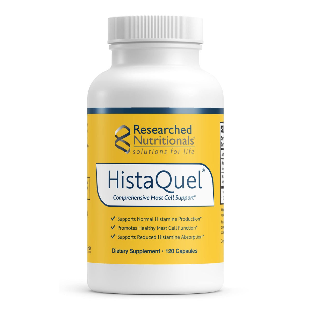 Researched Nutritionals HistaQuel Histamine Support, 120 Capsules