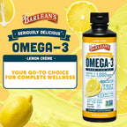 Barleans Fish Omega Swirl Lemon Zest, 16 OZ