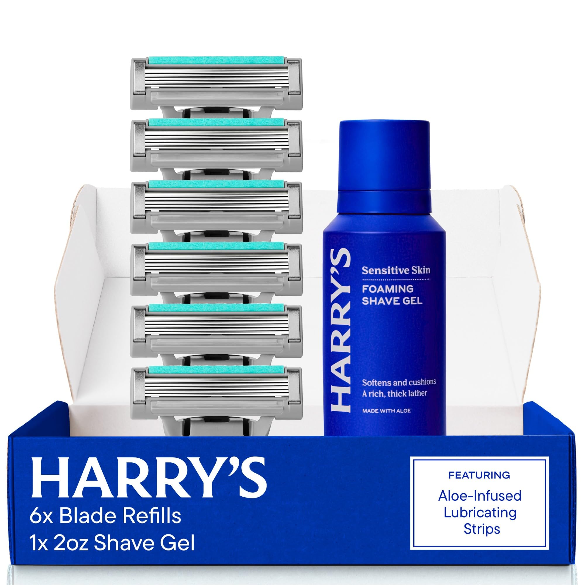 Harry's Plus Razor Refills - 10 Razor Blade Cartridges | Compact Cartridge Design for Precise Control - Shaving Kit for Men - Only Compatible with Harry's Plus Handles