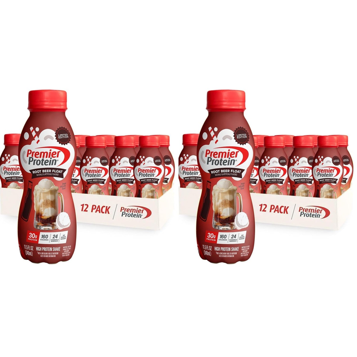 Buy now Premier Protein Shake, Peaches & Cream, 30g Protein, No Added Sugar, 24 Vitamins & Minerals to Support Immune Health, 11.5 fl oz, 12 Pack (Packaging May Vary) Limited Edition: Root Beer Float 11.5 Fl Oz (Pack of 24) at indiglob india
