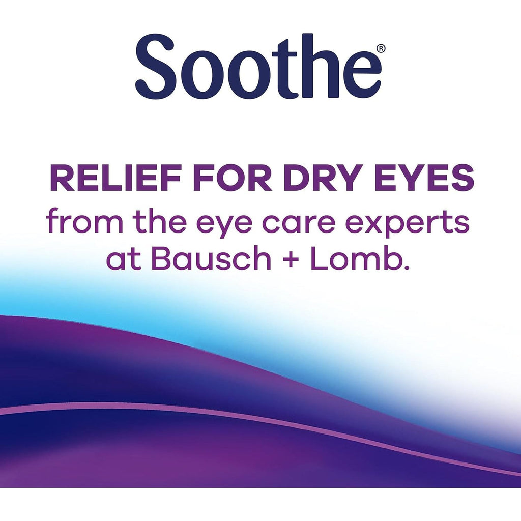 Buy now Soothe Preservative-Free Lubricant Eye Drops, Dry Eye Relief, Moisturizing, for Fast Relief & Gentle Enough for Sensitive Eyes and LASIK Dryness, Single-Use Vials, 30 Count at indiglob india