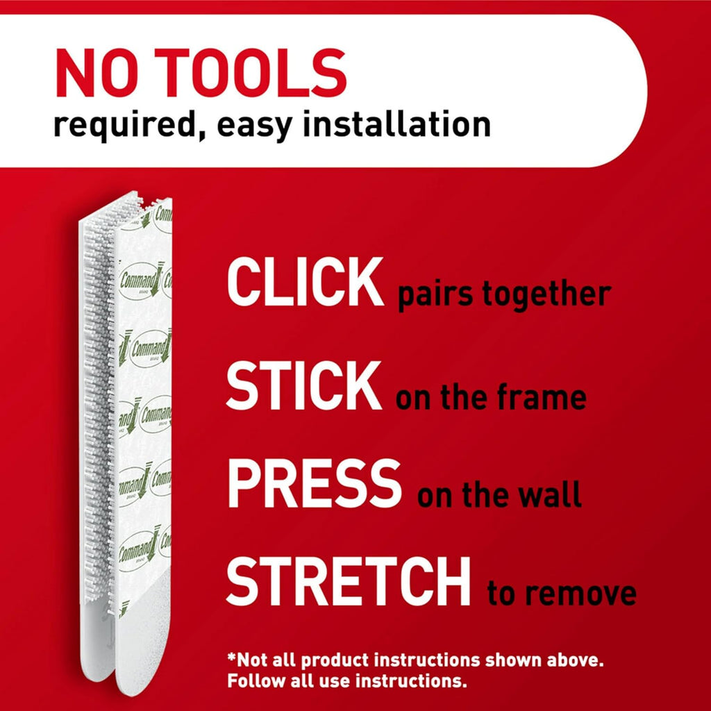 Buy now Command 20 lb XL Heavyweight Picture Hanging Strips 10 Pairs (20 Command Strips), Damage-Free Hanging Picture Hangers, Heavy Duty Wall Hanger for Home Decor, White Adhesive at indiglob india