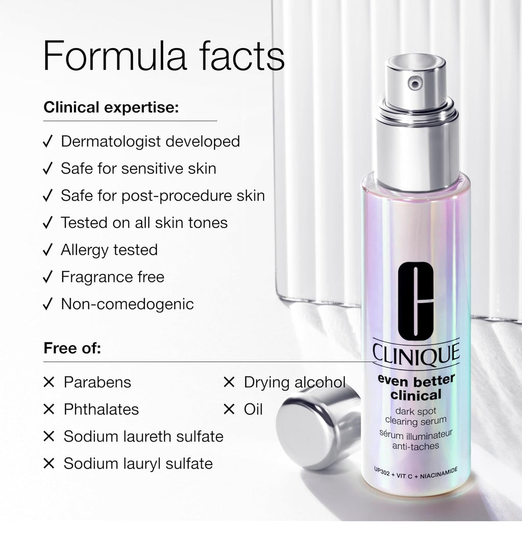 Buy now Clinique Even Better Clinical Dark Spot Clearing Vitamin C Face Serum For All Skin Types | Brightening + Soothing at indiglob india