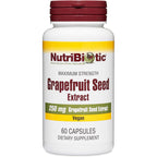 Buy now NutriBiotic â€“ Grapefruit Seed Extract Capsules 250 mg, 60 Count - Maximum Strength with Bioflavonoids Default at indiglob india