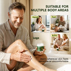 Magnesium Cream for Neuropathy: Non-Greasy and Fast-Acting Soothing Plant-Based Formula with Arnica Aloe Vera MSM Frankincense for Feet Hands Legs and Back 2 oz.