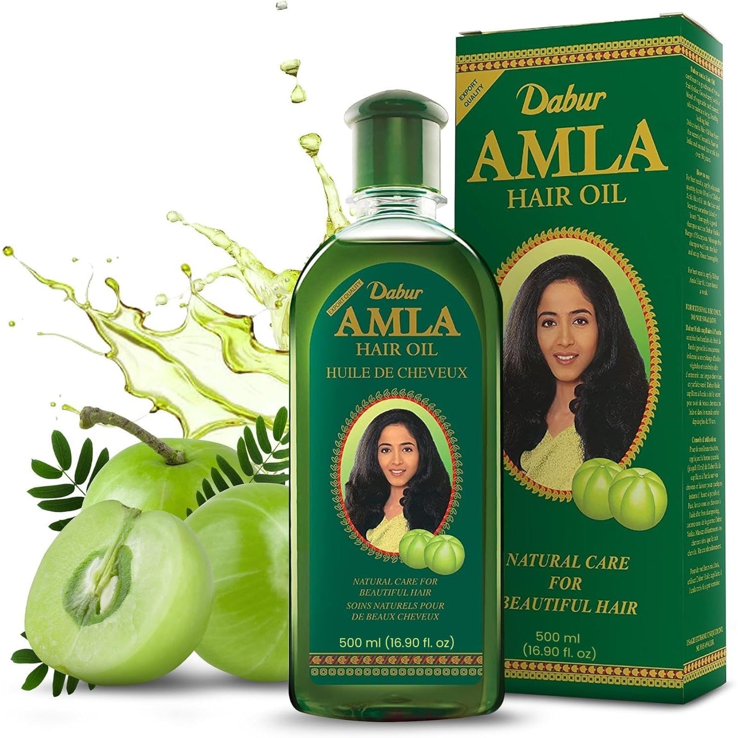 Dabur Amla Hair Oil – Nourishing with Pure Amla Oil For Hair Growth, 300 ml | Botanical Extracts for Healthy, Moisturized Scalp, Strong, Shiny Hair – Ayurvedic Strengthen Roots for Men & Women