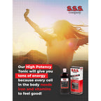 S.S.S. Tonic Liquid Iron & Vitamin B Supplement with B1, B2 & B3, 20 Fl Oz | High-potency, easy-to-take formula for daily energy support; made in USA
