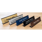 Lasercrafting Personalized Office Name Plate With Wall or Desk Holder