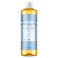 Dr. Bronner's Baby Unscented Pure-Castile Liquid Soap, No Fragrance, 16 oz