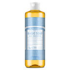 Dr. Bronner's Baby Unscented Pure-Castile Liquid Soap, No Fragrance, 16 oz