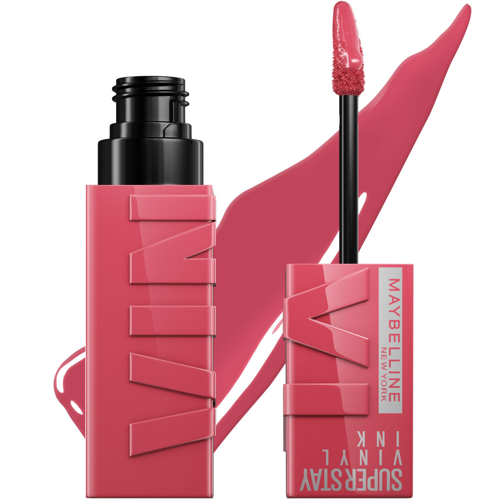 Buy now Maybelline Super Stay Vinyl Ink Longwear No-Budge Liquid Lipcolor Makeup, Highly Pigmented Color and Instant Shine, Cheeky, Rose Nude Lipstick, 0.14 fl oz, 1 Count at indiglob india
